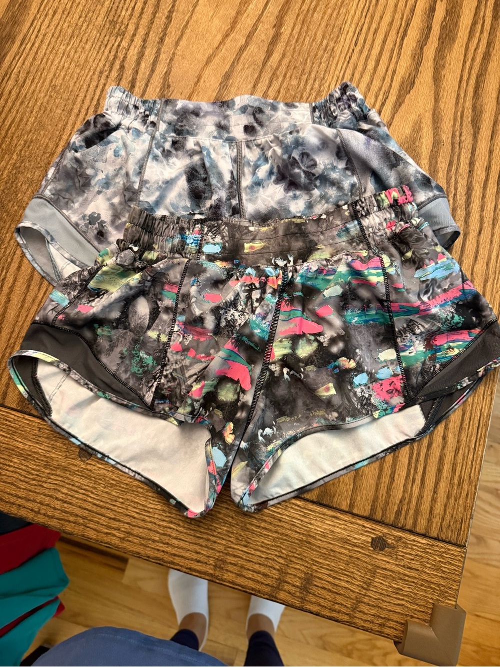 2 pair Lululemon running shorts